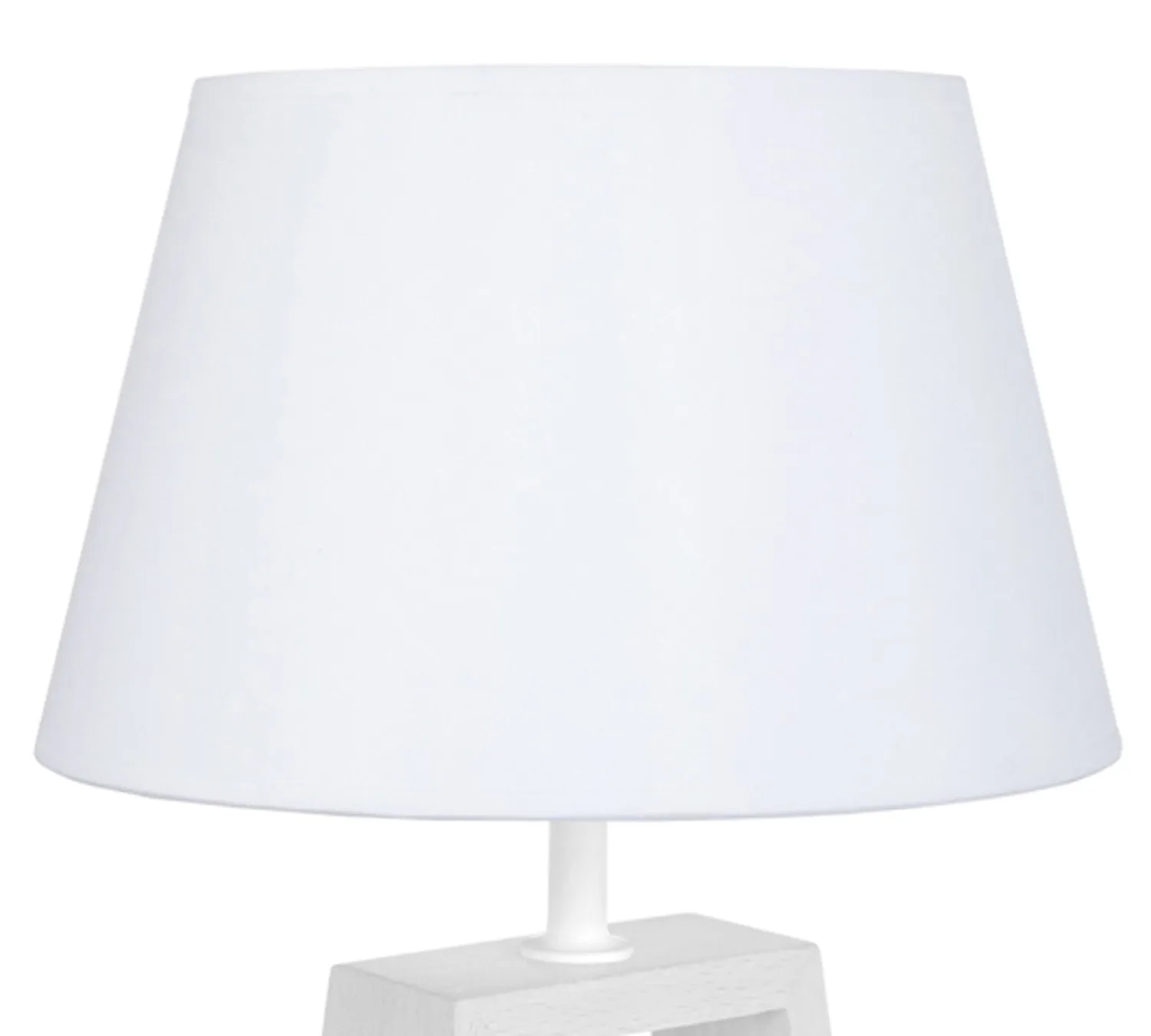 Tosel Mikelli lume da tavolo triangolare bianco 49 cm
