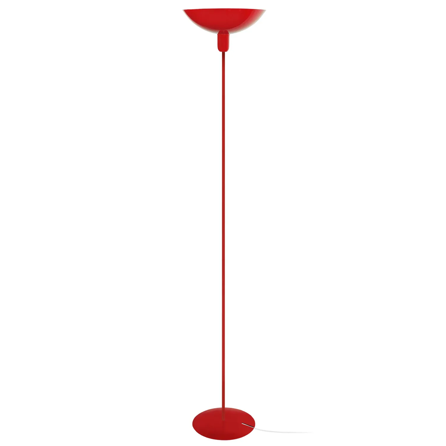 Tosel Demi Lune piantana 30x181cm bianco avorio uplight