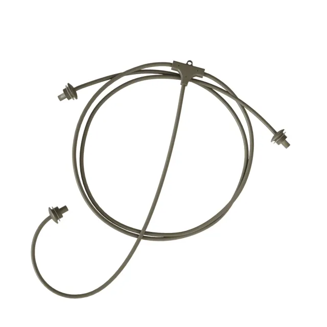 Creative Cables Marina Cavo Connessione T Verde Oliva 140 cm