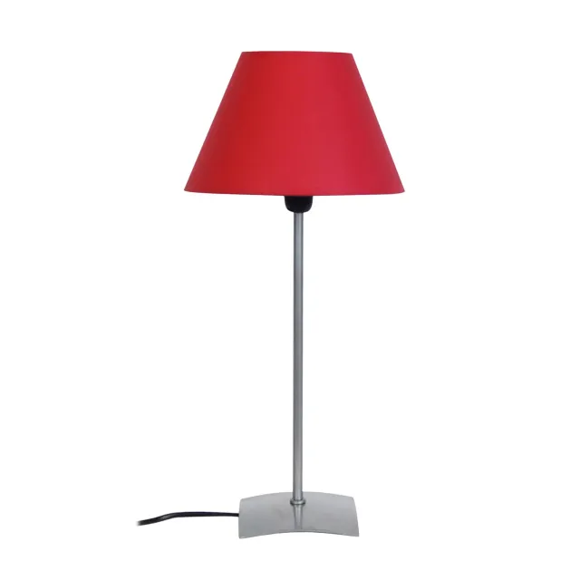 Tosel Alfena Colonna lampada tavolo 40 cm nera E14