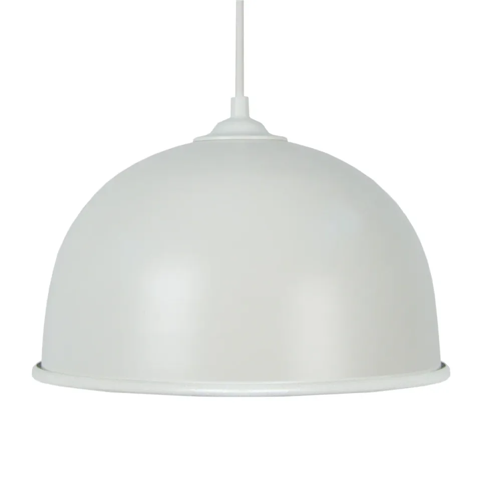 Tosel Half Ball sospensione 27 cm avorio soffitto basso