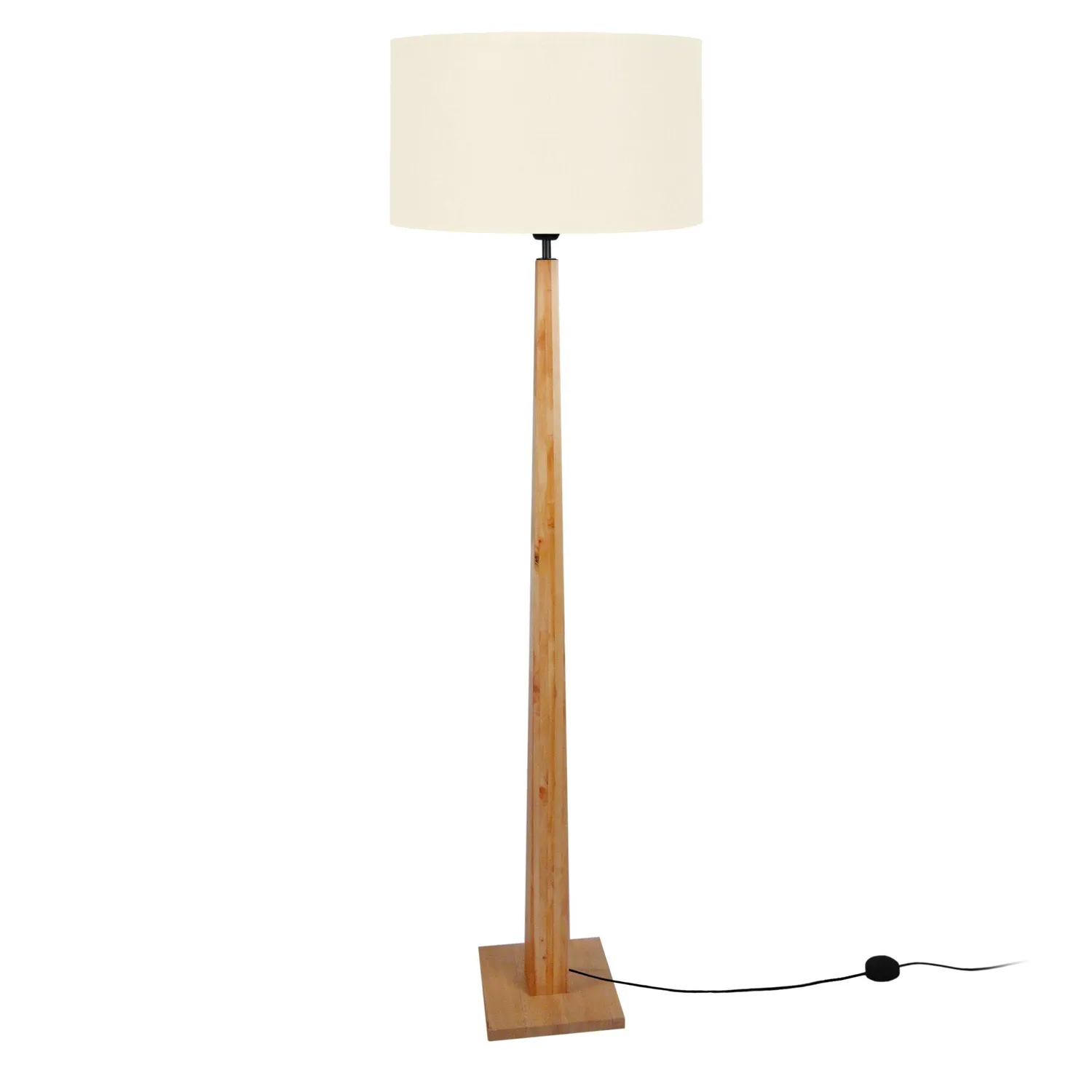 Tosel Thor B piantana legno beige E27