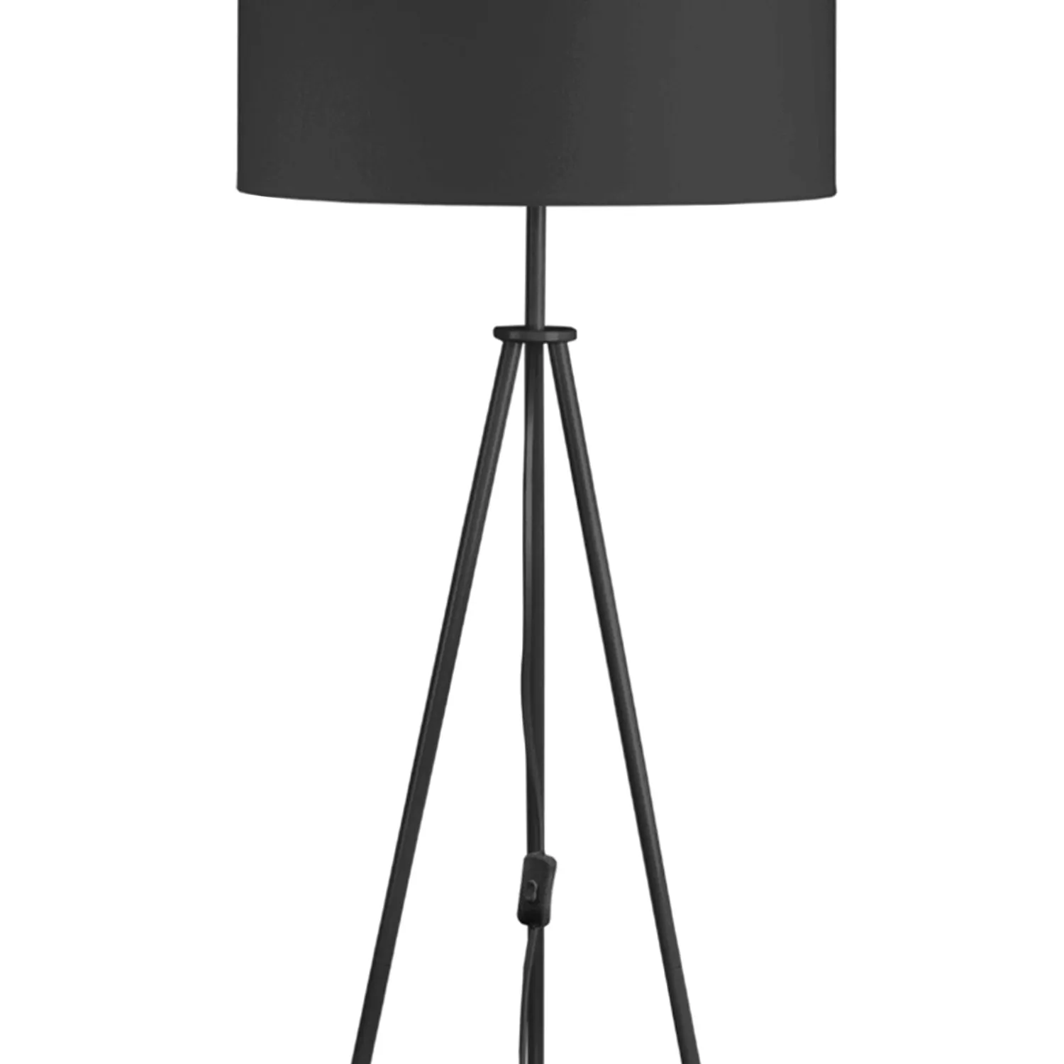 Tosel Asgard piantana treppiede nera 148 cm E27