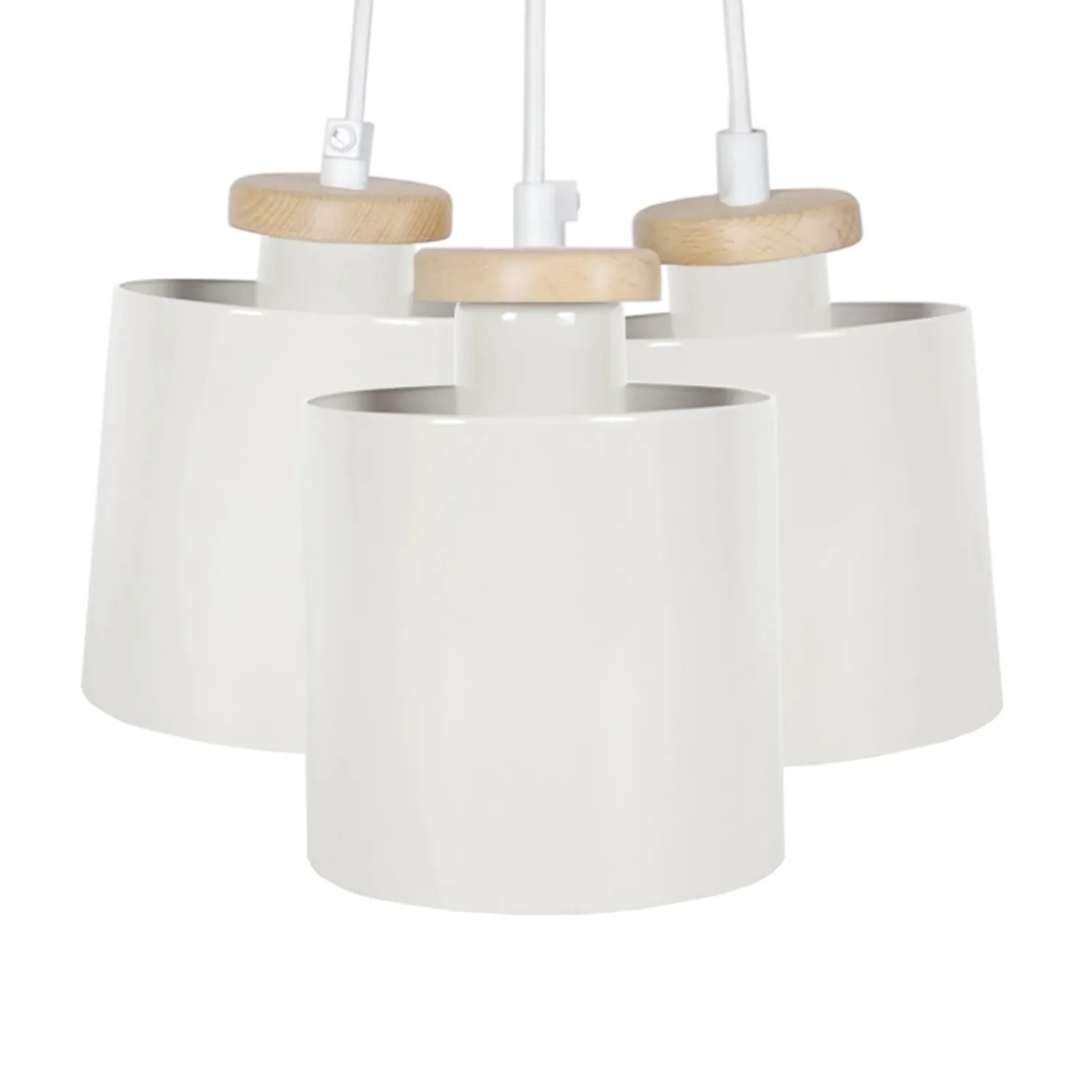 Tosel Uzibuze Lampadario a Grappolo Nero 30x90cm