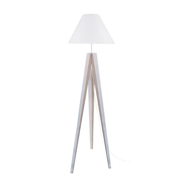 Tosel Idun piantana treppiede 40x155cm naturale ecru