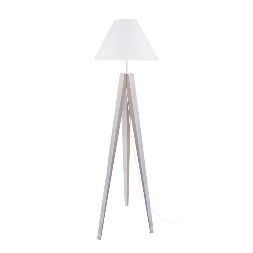 Tosel Idun piantana treppiede 40x155cm naturale ecru