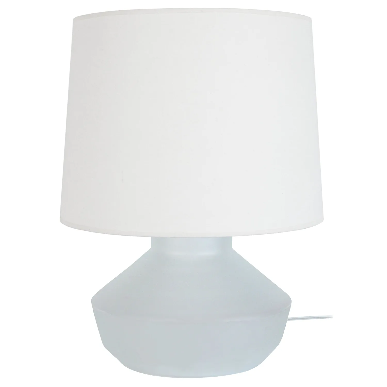 Tosel Espoo lampada tavolo vetro 40cm oro bianco