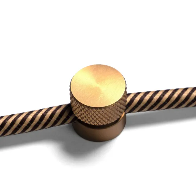 Creative Cables Sarè fermacavo bronzo satinato 2 pezzi