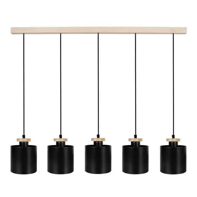 Tosel Uzibuze Lampadario 90x90 cm 5 Luci Avorio