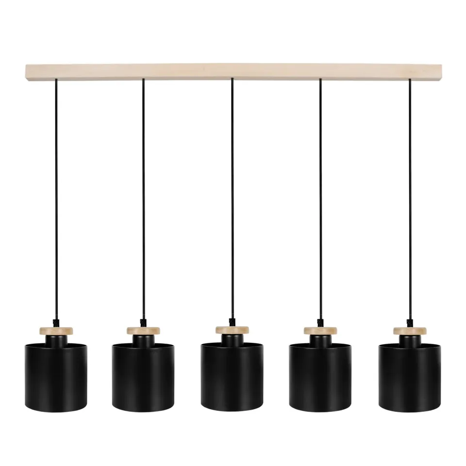 Tosel Uzibuze Lampadario 90x90 cm 5 Luci Avorio