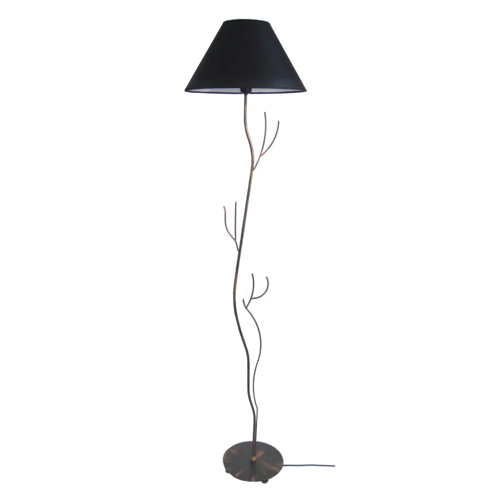 Tosel Arbore Piantana 40x168 cm Bianco Avorio e Oro Tessuto