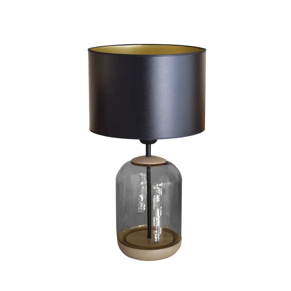 Tosel Svalbard Small Comodino Trasparente 25x41 cm Legno
