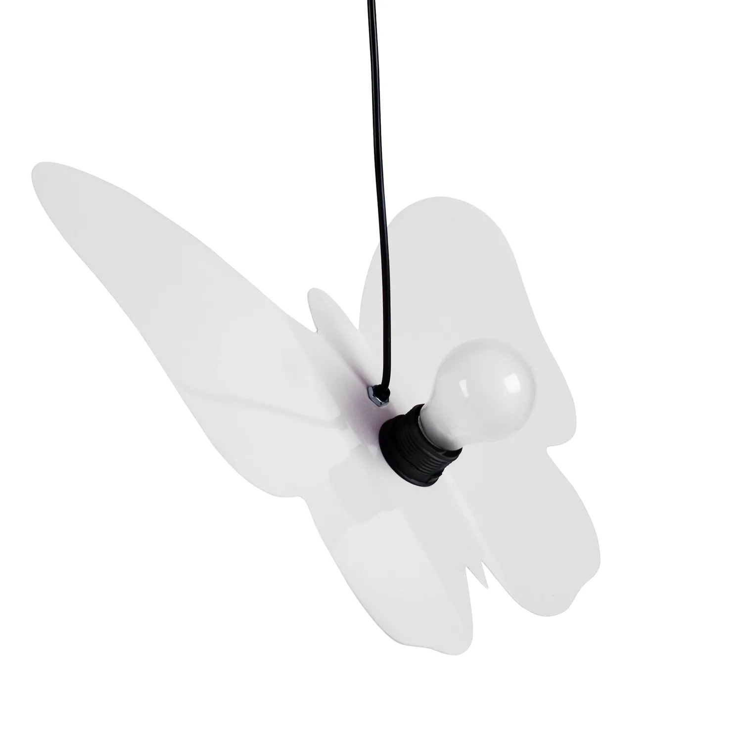 Tosel Borboleta sospensione farfalla bianco 29x100 cm
