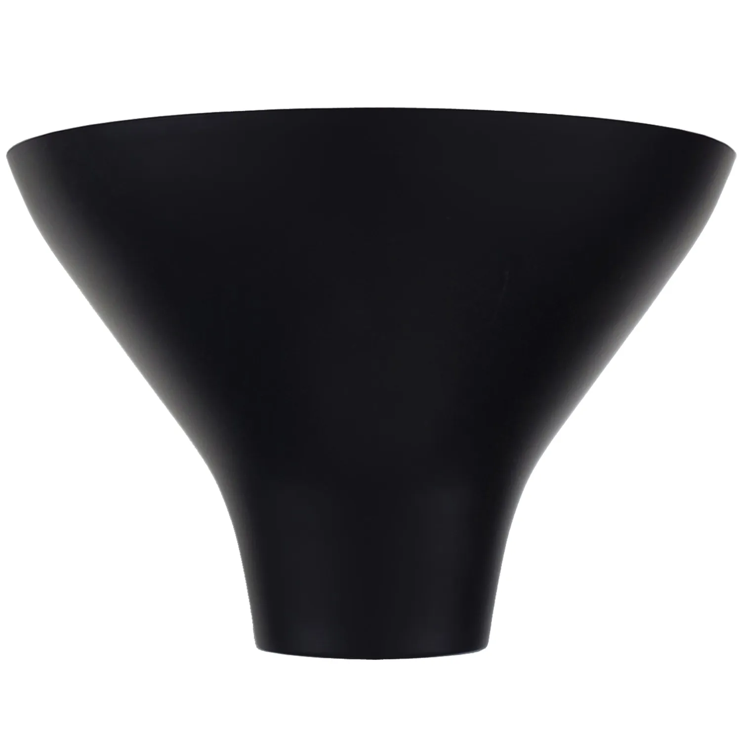 Tosel Toselia paralume nero 28x19,5 campana metallo