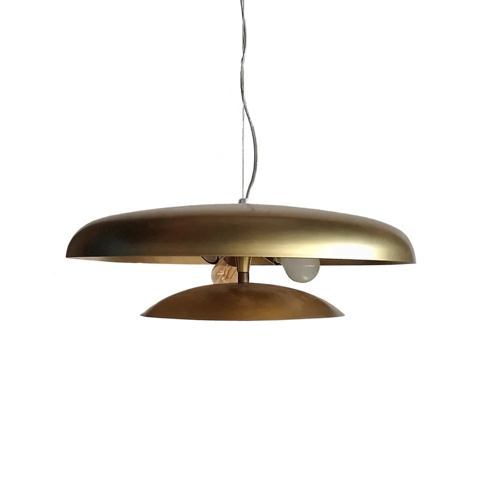 Tosel ROMA sospensione rotonda 64 cm oro metallo