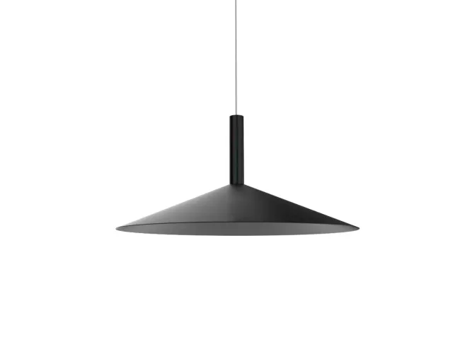Penta Altura Sospensione LED Nero Opaco 3000K Dimmerabile