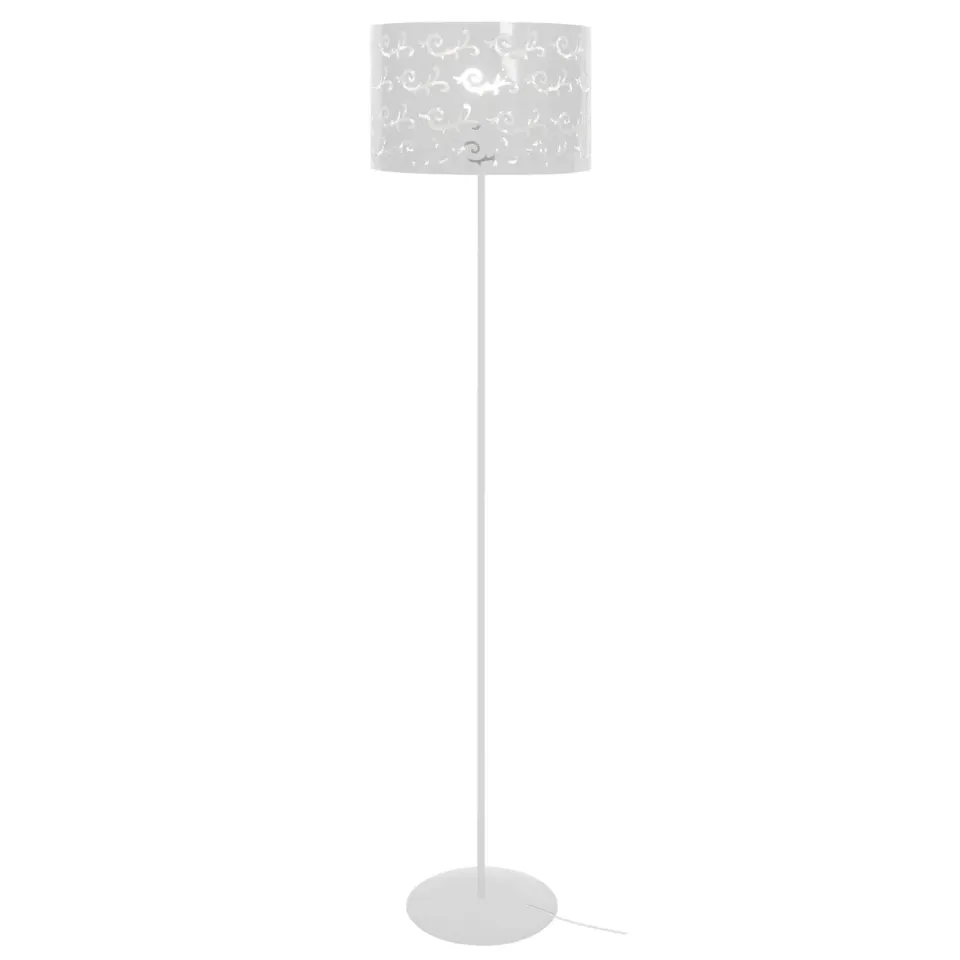 Tosel Lys piantana colonna 30x160 cm nera metallo