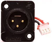 American DJ 7PZ IP presa XLR maschio 3 pin ricambio