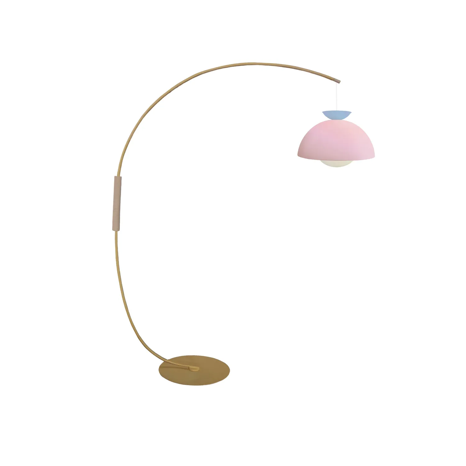 Tosel Agata Curve piantana arco metallo 43x195 beige