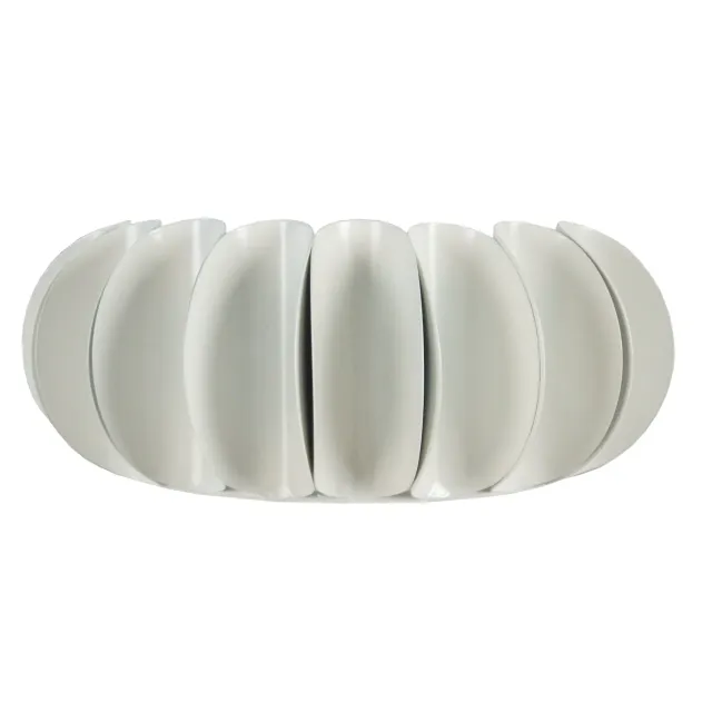 Tosel Tiago applique metallo alluminio 30x12cm luce su e giù