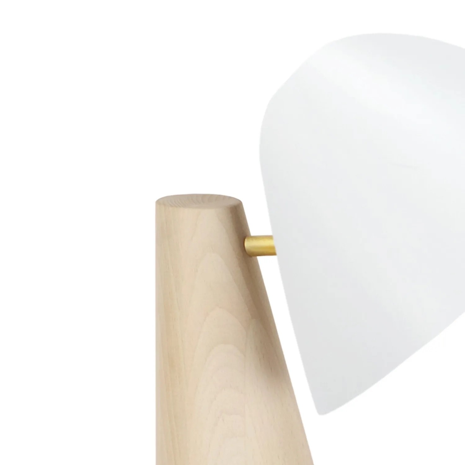 Tosel Nella Lampada da Tavolo Cono 25x42cm Nera Legno