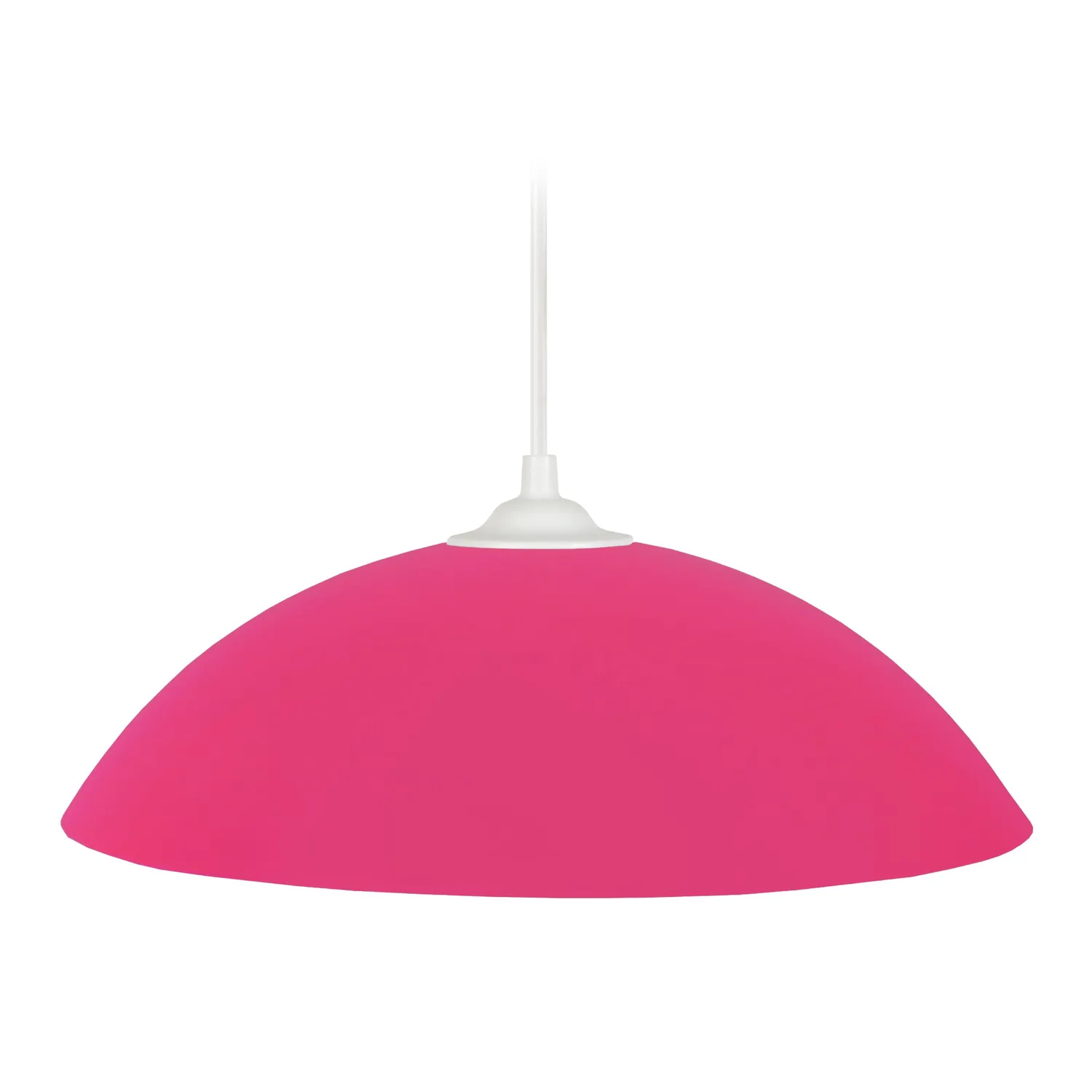 Tosel Demi Lune lampada a sospensione crema 30x60 cm metallo