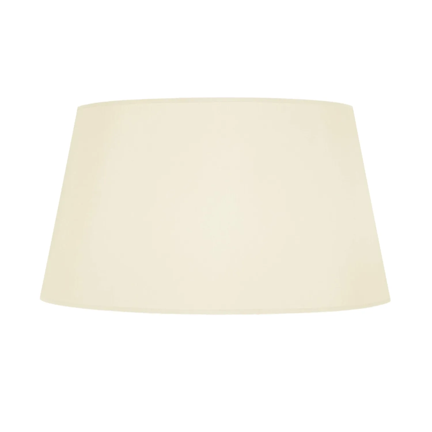 Tosel Tambour paralume tessuto bianco 45x27 cm