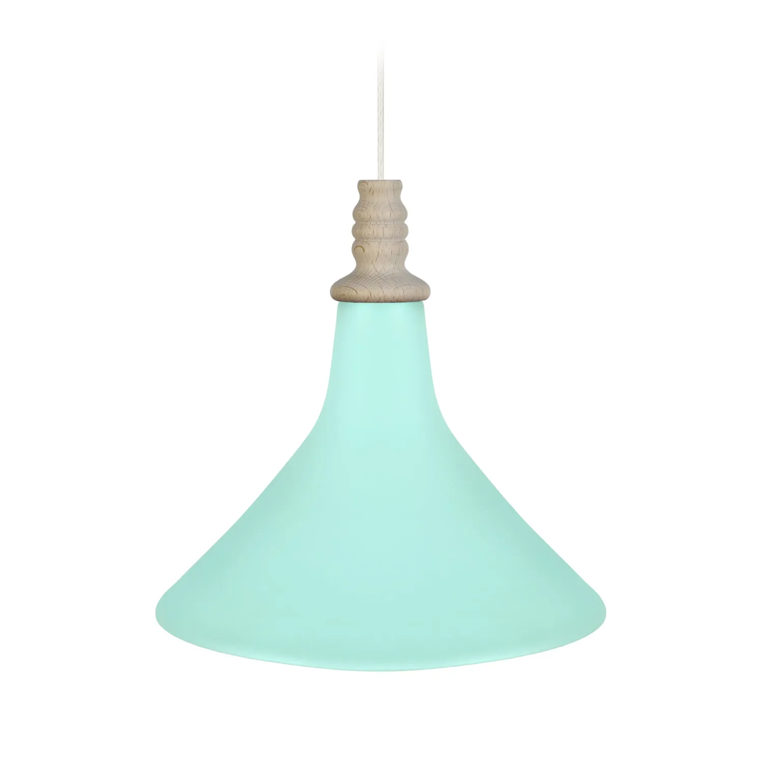 Tosel Nicodemos sospensione ceramica 26 cm nera E27