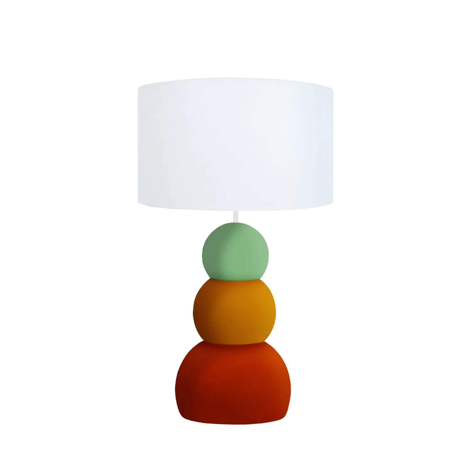 Tosel Petite Milla lampada da tavolo arancione E14 16x31 cm