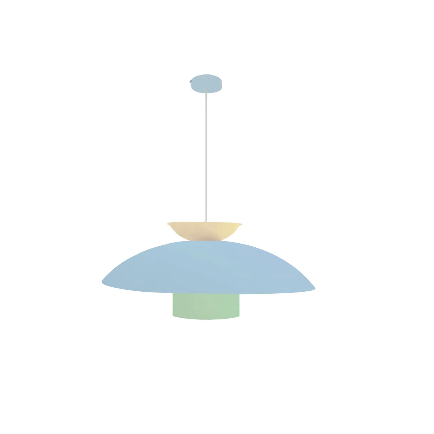 Tosel Greta sospensione arancione 40 cm cupola
