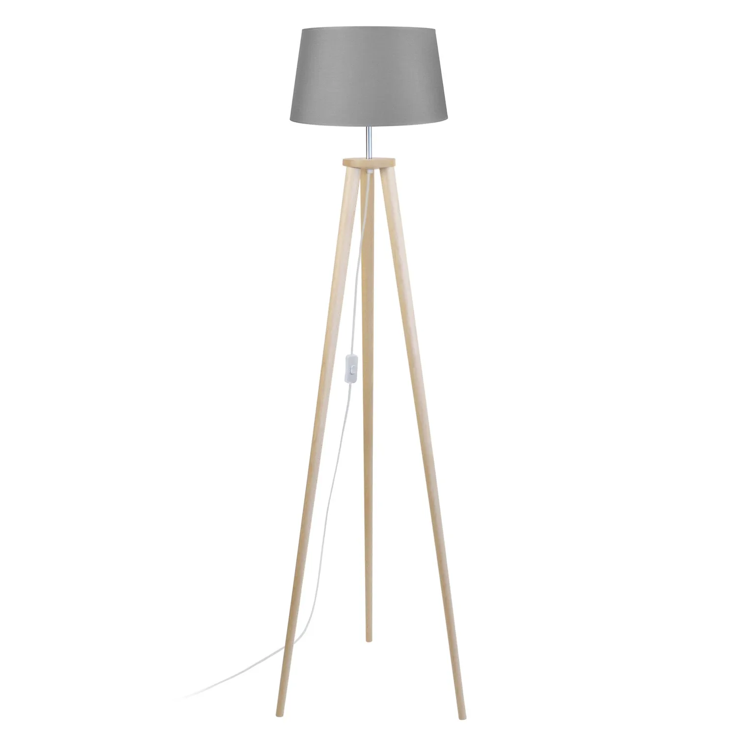 Tosel Utgard piantana treppiede legno 50x150cm naturale ecru
