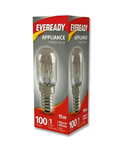 Eveready lampadina frigo E14 15W 4 pezzi bianco caldo