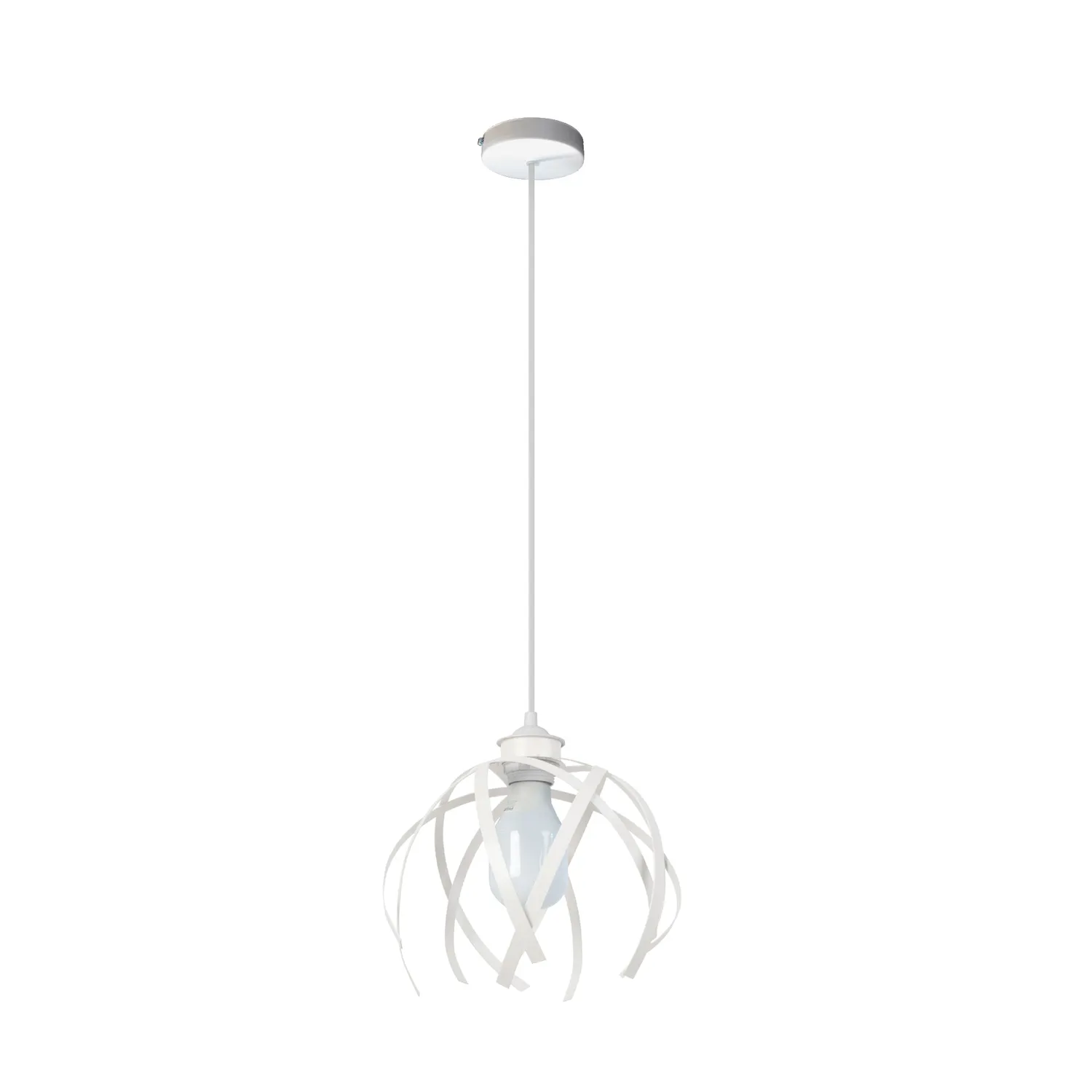 Tosel Crab Sospensione Globo Nera 23x100 cm Metallo