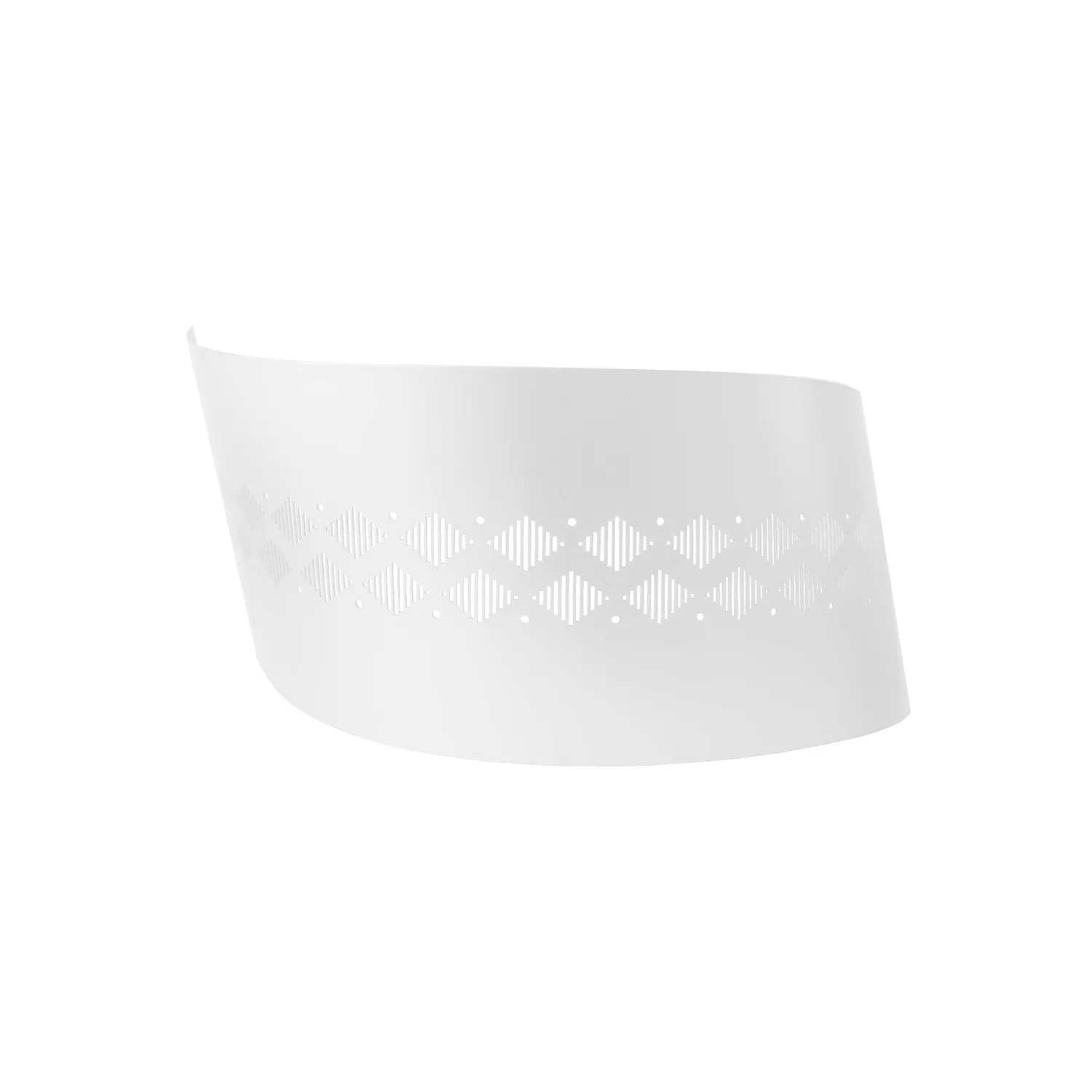 Tosel Bruges applique metallo bianca 23,5x15 cm E27