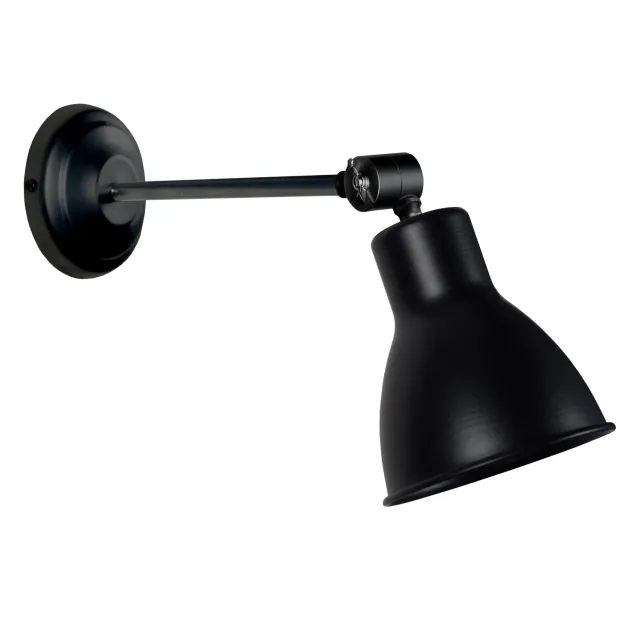Tosel Watford Applique Snodata Metallo Nero E27