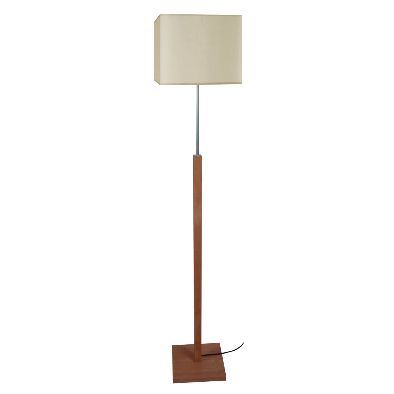 Tosel Frigga piantana colonna legno naturale-bianco 30x156cm E27