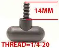 American DJ Mega Flash DMX manopola staffa 1/4-20 ricambio