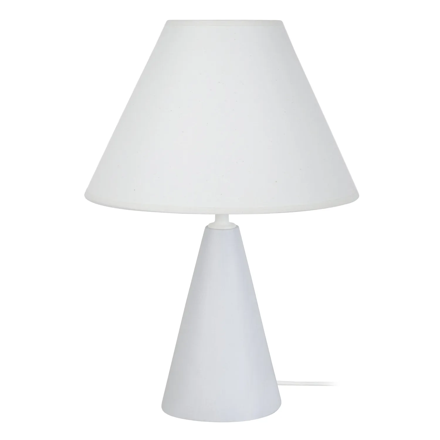 Tosel Irina lampada tavolo cono legno naturale E14
