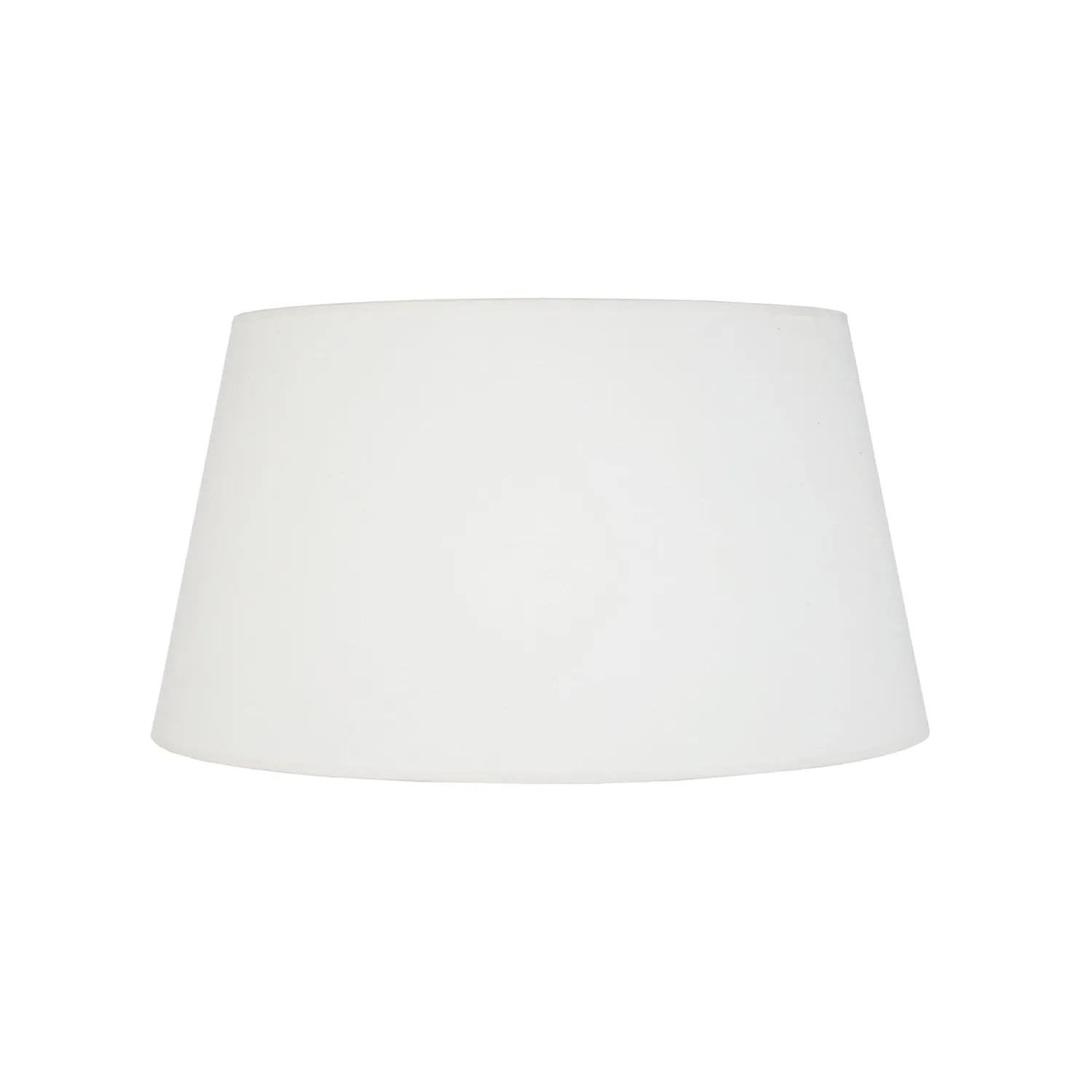 Tosel Tambour 35 paralume tessuto 35x20 cm bianco