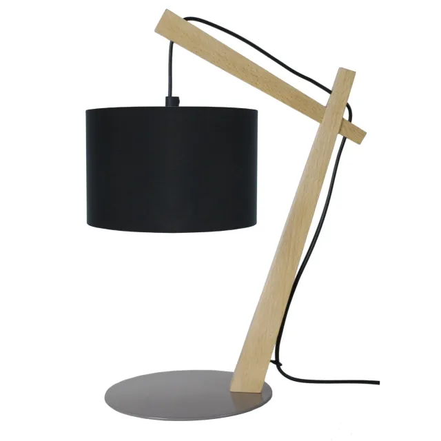 Tosel Belfort Lampada Tavolo 29x35 cm Naturale Bianco