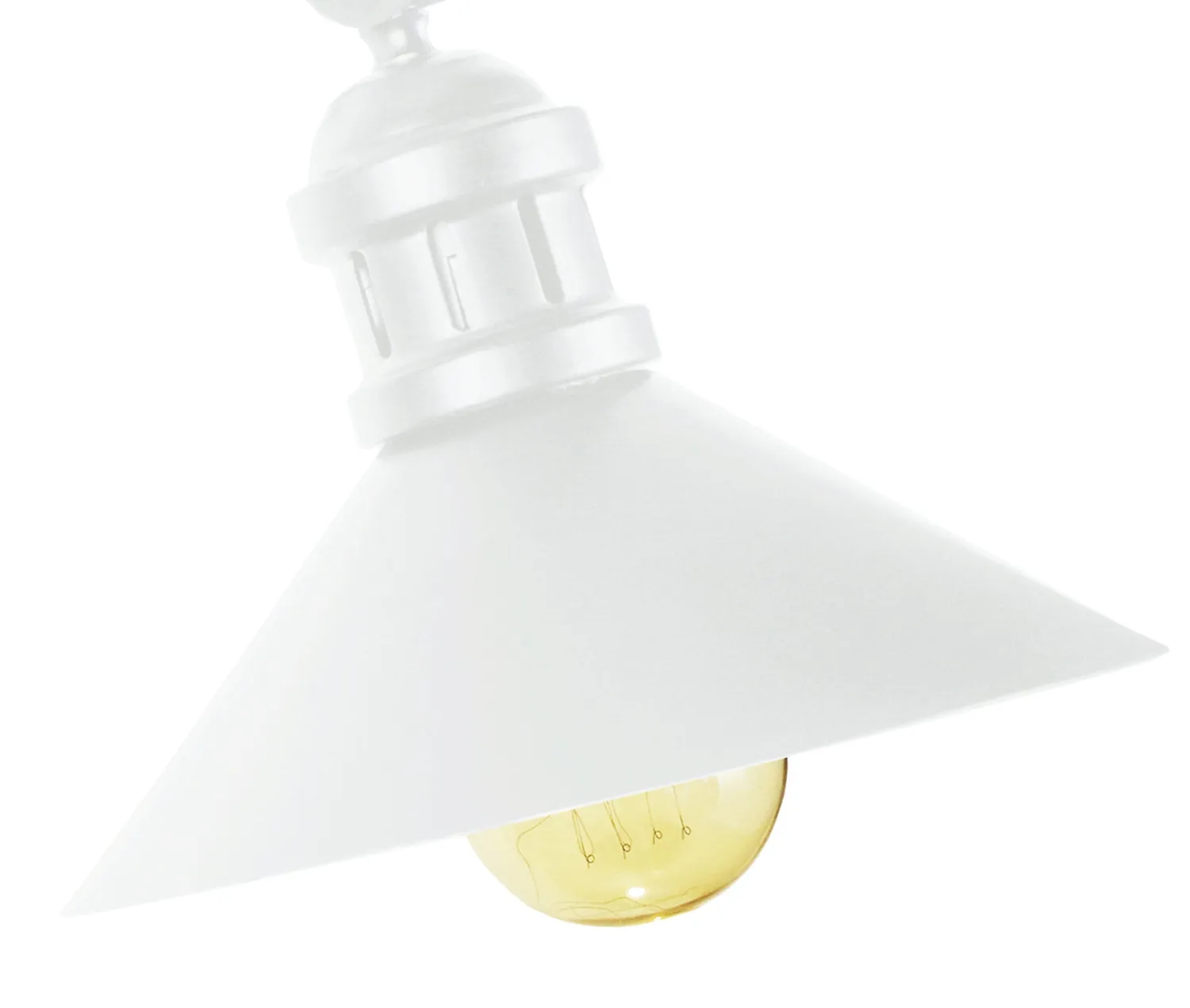 Tosel Oldham A applique snodata nera 30cm E27