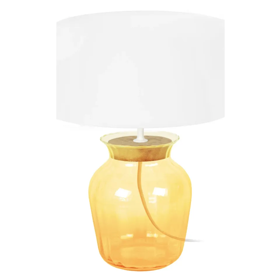 Tosel Pot Lampada da Tavolo Vetro Trasparente 45 cm E27