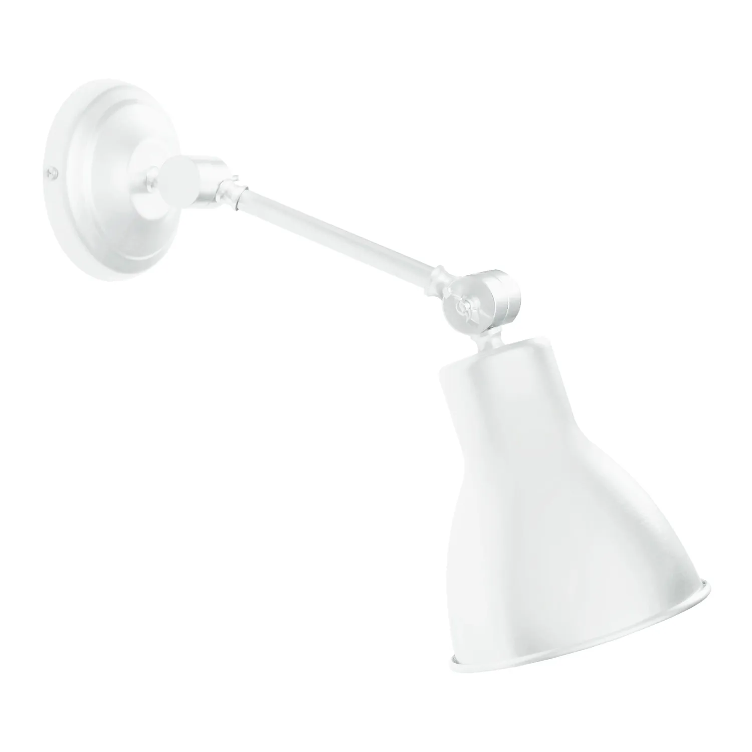 Tosel Watford B applique bianca 40 cm metallo