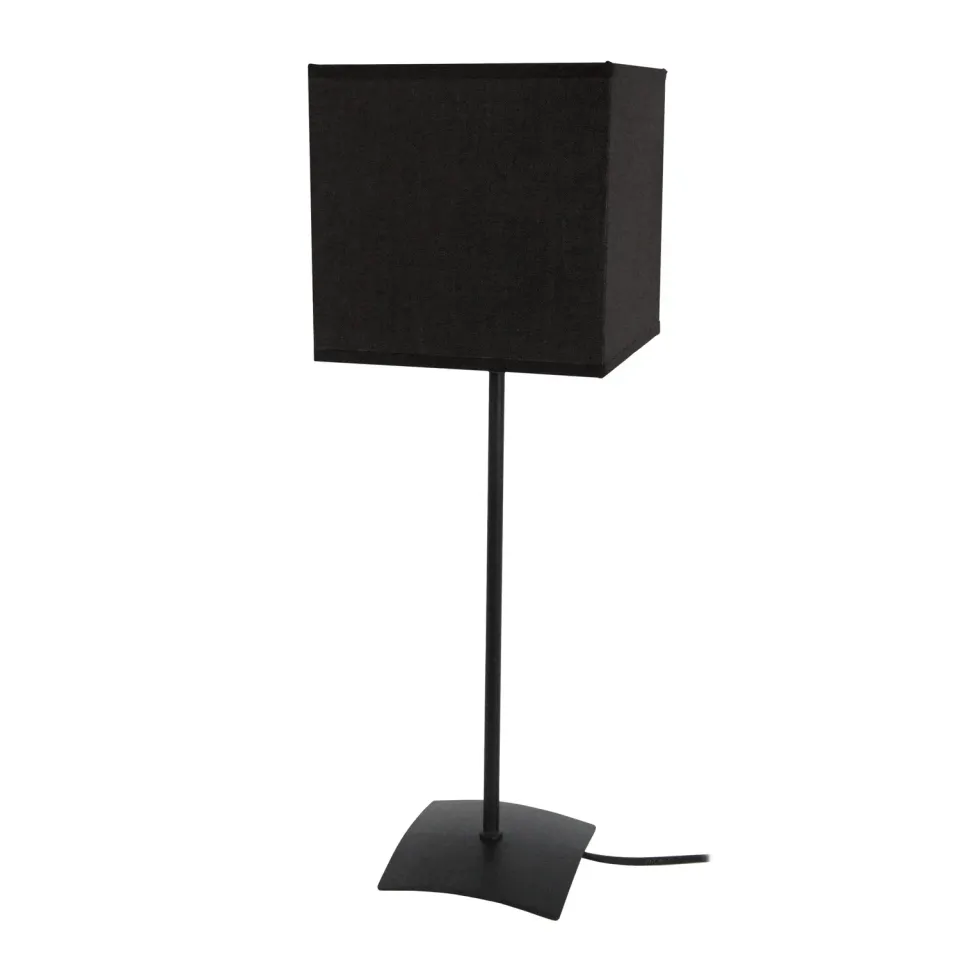 Tosel Alfena Carré lampada da tavolo avorio 15x46cm metallo