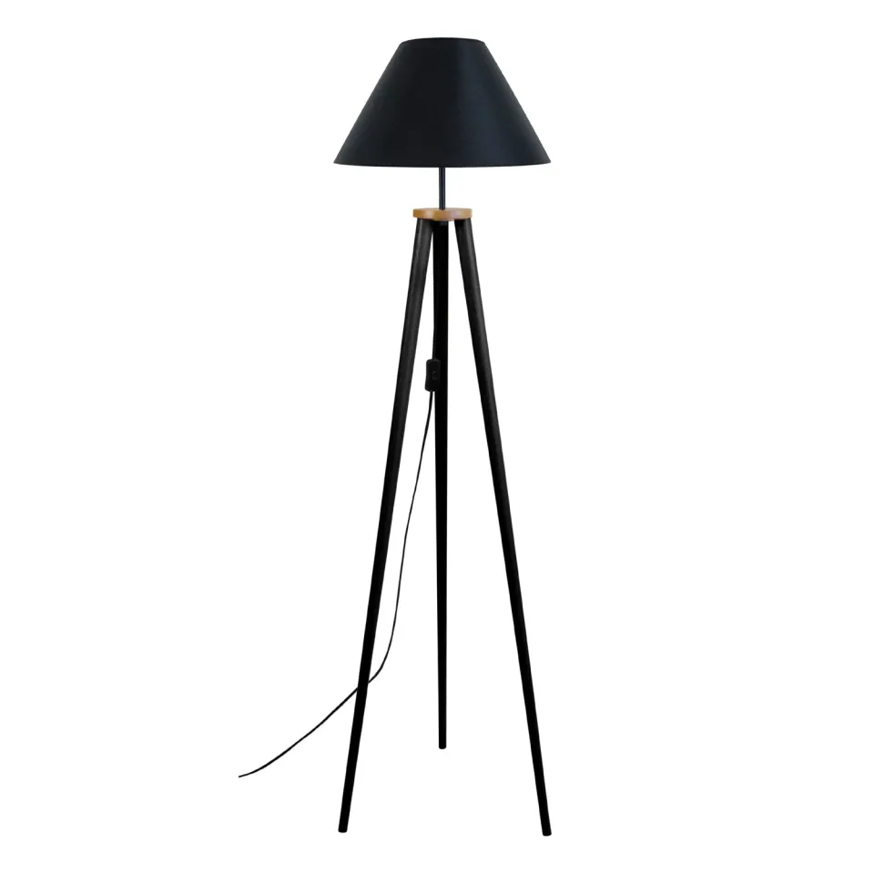 Tosel Arhus piantana treppiede naturale bianco 155 cm legno