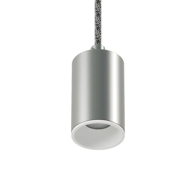 Creative Cables Bispot faretto GU10 LED titanio bianco dimmerabile