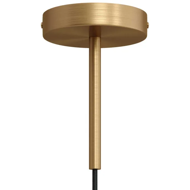 Creative Cables Rosone Soffitto Bronzo Satinato 1 Foro 15 cm