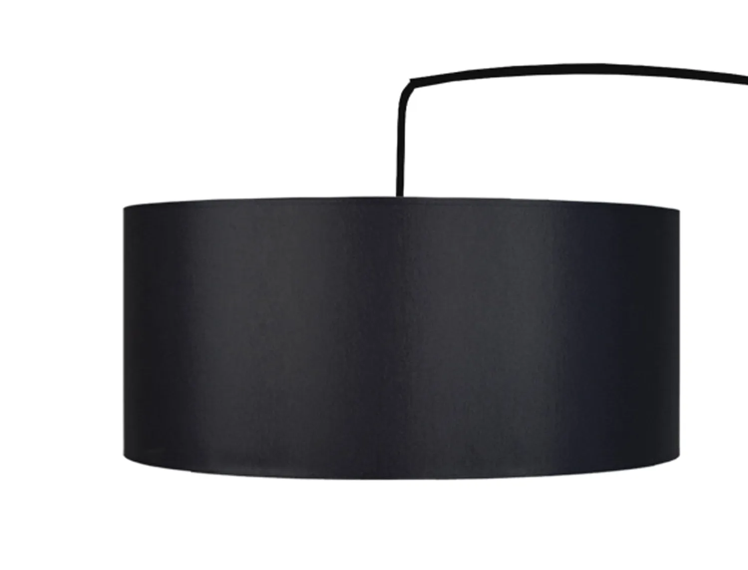Tosel Hamilton piantana arco metallo nero 150x190 cm