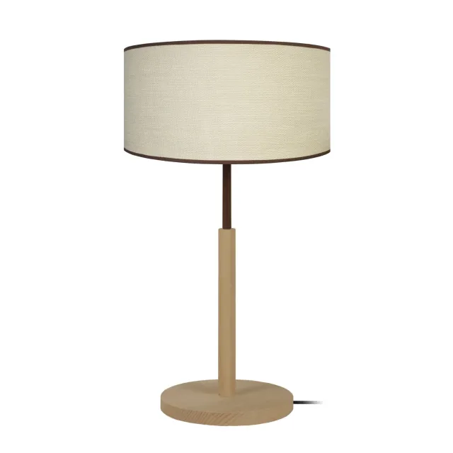 Tosel Chennai lampada tavolo treppiede legno beige 30x54