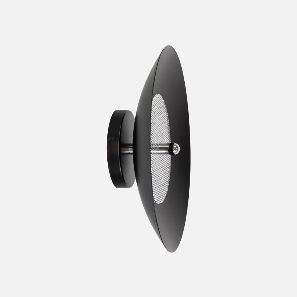 Souda Signal applique nero nichel da parete
